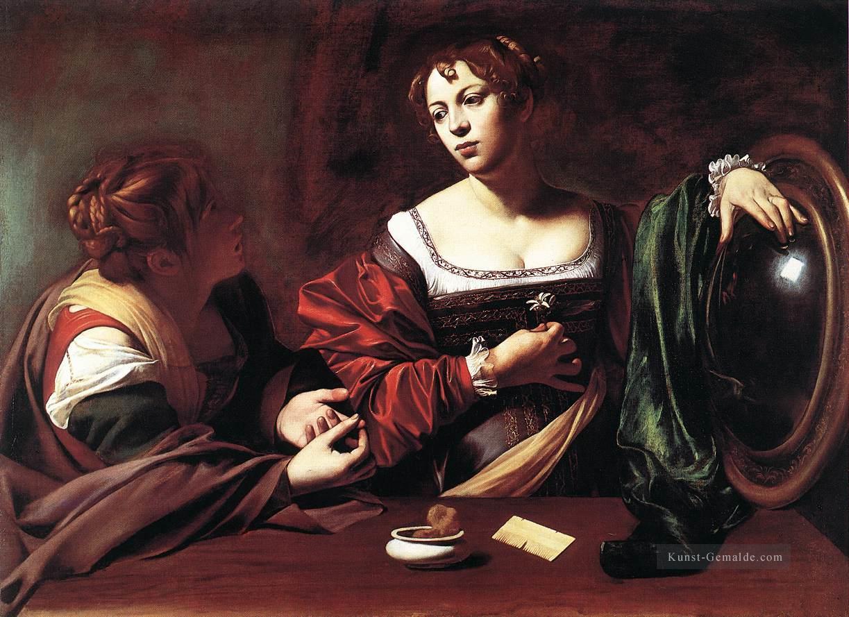 Martha und Maria Magdalena Caravaggio Ölgemälde